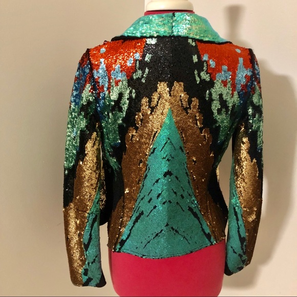 Vivienne Tam Jackets & Blazers - Vivienne Tam Sequin Blazer RARE